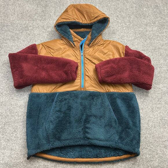 Lole Yana Oversized Pullover Hoodie Women's Small Colorblock Half Zip NWOT - Picture 1 of 8